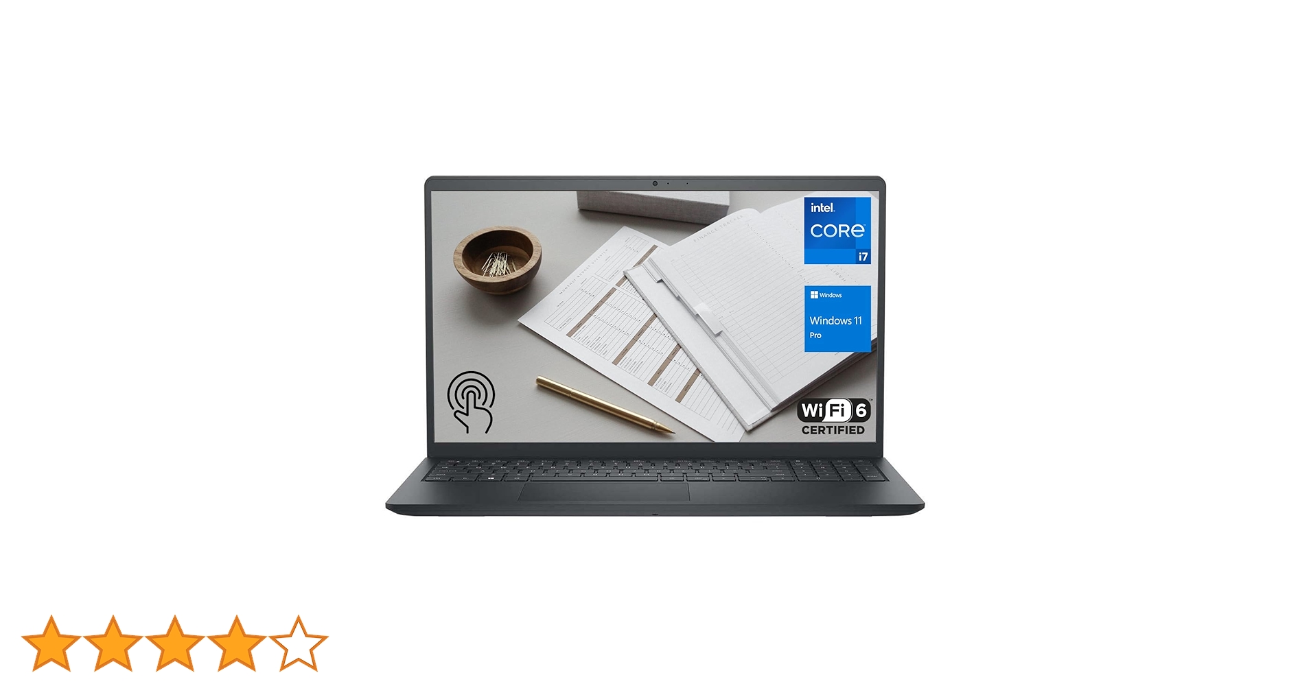 Notebook de negócios Dell Inspiron 15 3530 de 13ª geração, tela